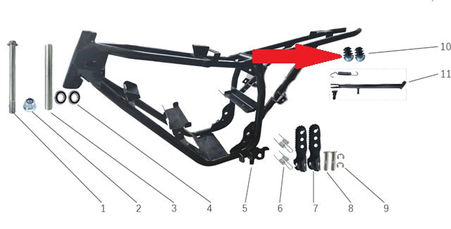 Round Plug Set (2pcs) - Storm 800w Dirt Bike