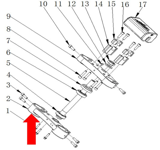 RXF Freeride  Bottom Clamp