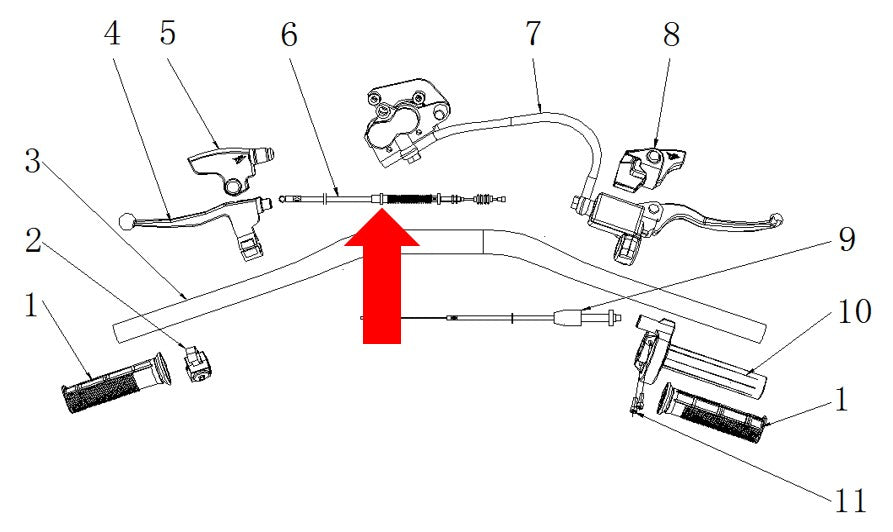 RXF Freeride Clutch Cable