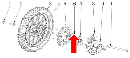 RXF Freeride  Hex Bolt M8 x 14mm