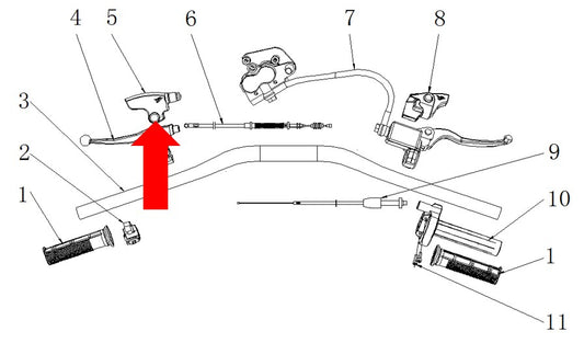 Clutch Lever Dust Cover - RXF & RFN Dirt Bikes