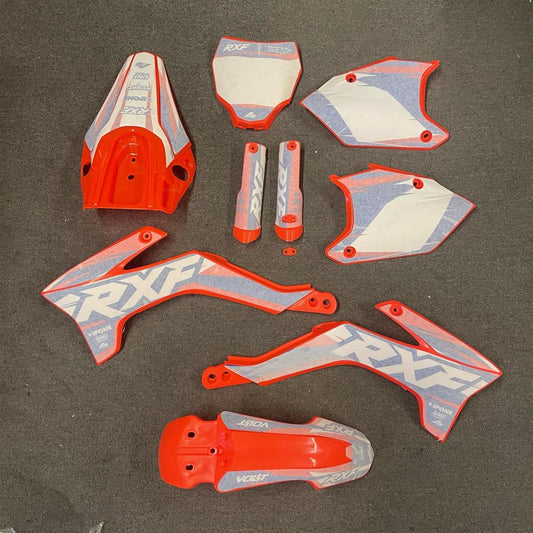 RXF Mini Complete Orange Plastic Set (With Stickers) - ONE OFF