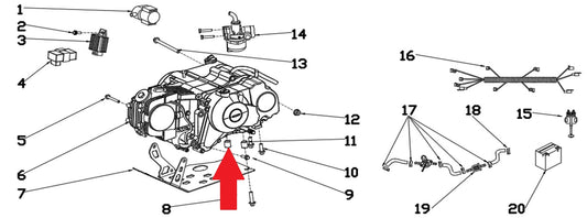 Spacer - RFN 70cc / 110cc Thunder Dirt Bike