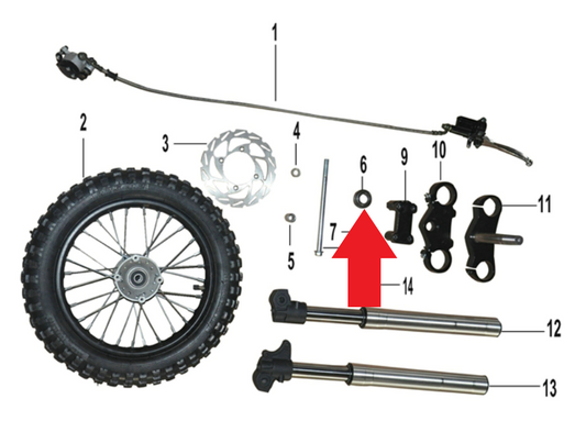 Steering Bearing Kits - 1200W Electric Dirt Bike