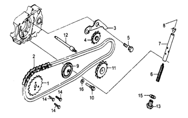 Timing Driver Sprocket (28 Tooth) - RFZ Dirt Bikes