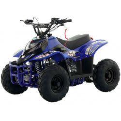 Blue VRX70 70cc automatic kids quad bike
