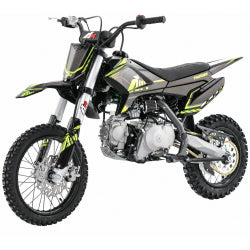 RFN Thunder Pro 110cc Semi-Auto Pit Bike 14/12" – Black – Pre-order