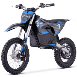 Storm 2000W electric dirt bike - Blue