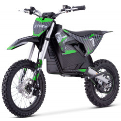 Storm 2000W electric dirt bike - Green