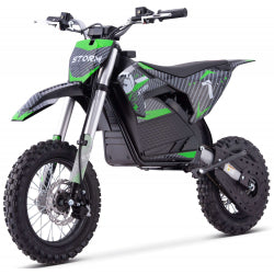 Storm 1200W electric dirt bike - Green