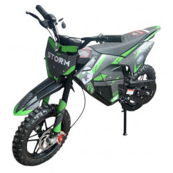 Storm 800W electric dirt bike - Green