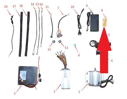 Wire Connector - 1200w & 2000w Electric Dirt Bike